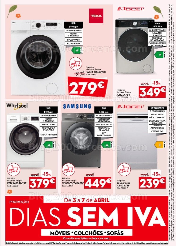 Antevisão Folheto CONFORAMA Promoções de 26 março a 29 abril